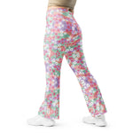 Wave Of Flowers | Eco-Friendly | Flare Leggings | TeeandTurtle | Sustainable