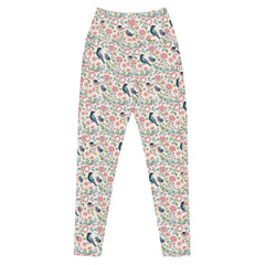 Birds Garden | Eco-Friendly | Crossover Leggings | TeeandTurtle | Sustainable