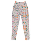 Floral Vines | Eco-Friendly | Crossover Leggings | TeeandTurtle | Sustainable
