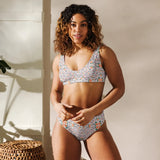 Floral Vines | Eco-Friendly | High-waisted Bikini | TeeandTurtle | Sustainable