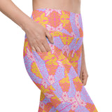 Bright Floral | Eco-Friendly | Leggings | TeeandTurtle | Sustainable