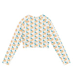 Peacock | Eco-Friendly | Crop Top | TeeandTurtle | Sustainable