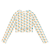 Peacock | Eco-Friendly | Crop Top | TeeandTurtle | Sustainable