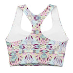 Marble Leaves | Eco-friendly | Sports Bra | TeeandTurtle | Sustainable