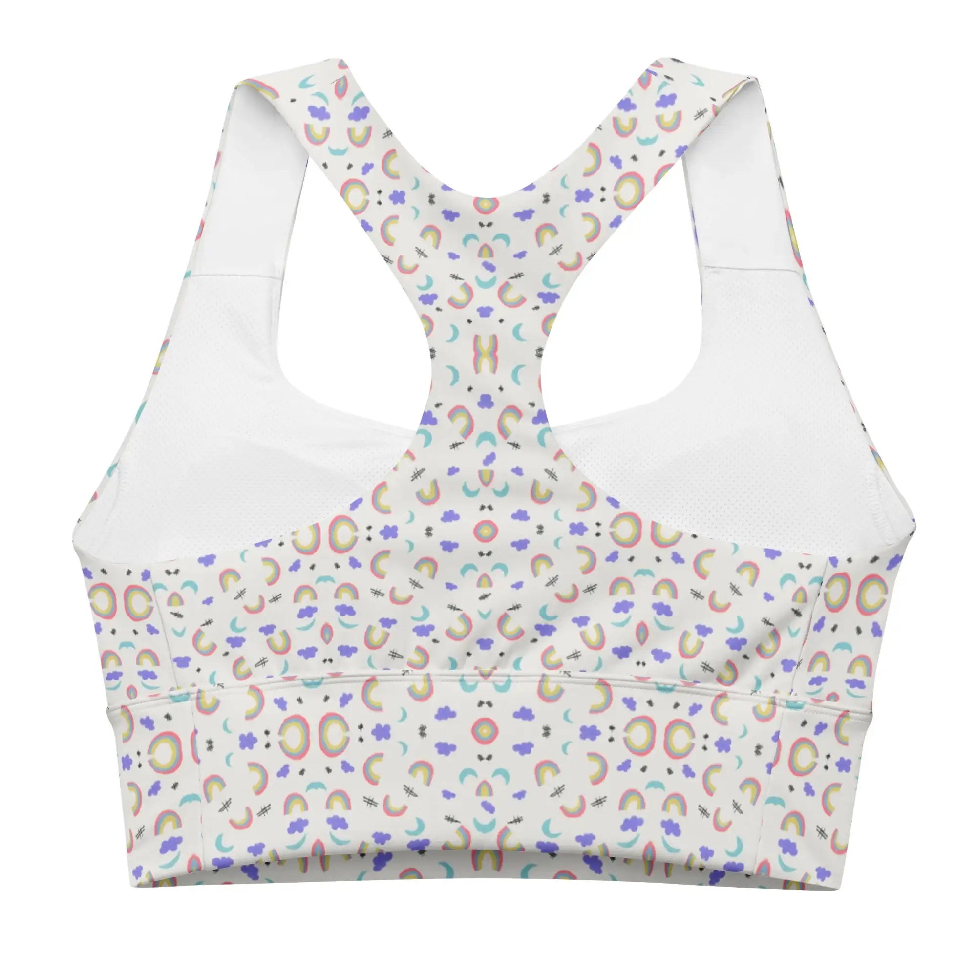Rainbow Clouds | Eco-Friendly | Sports Bra | TeeandTurtle | Sustainable