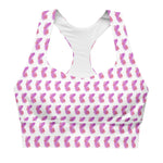 Pink Feather | Eco-Friendly | Sports Bra | TeeandTurtle | Sustainable