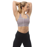 Green Diamonds | Eco-Friendly | Sports Bra | TeeandTurtle | Sustainable