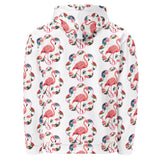 Flamingos | Eco-Friendly | Premium Pattern Hoodie | TeeandTurtle | Sustainable