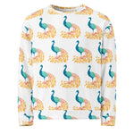 Peacock | Eco-Friendly | Premium Pattern Sweatshirt | TeeandTurtle | Sustainable