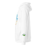 Wave Heart | Eco-Friendly | Raglan Hoodie | TeeandTurtle | Sustainable